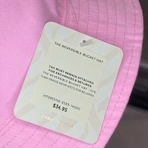 Fabletics Pink Ballerina Reversible Hat